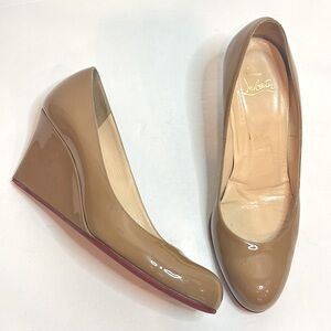 Christian Louboutin Beige Wedges
